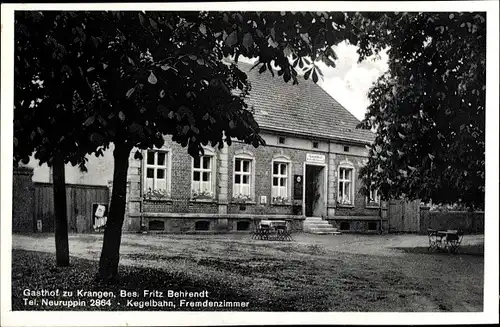 Ak Krangen Neuruppin in Brandenburg, Gasthof