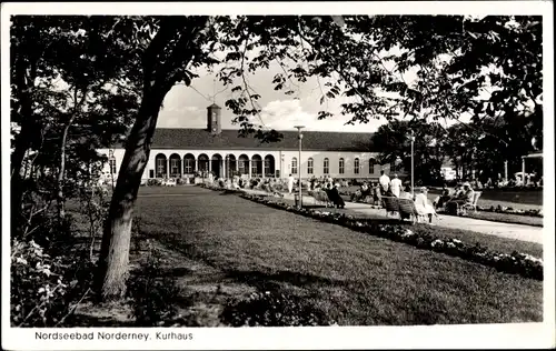 Ak Norderney in Ostfriesland, Kurhaus 