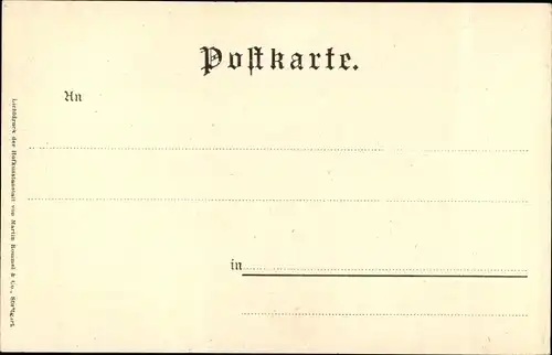 Künstler Ak Hendschel, Albert, Skizzenbuch No. 3, Frisch angestrichen