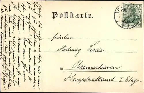 Künstler Ak Hendschel, Albert, Skizzenbuch No. 6, Zuckerlecker