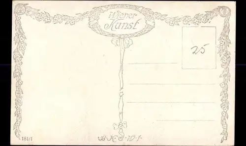 Künstler Ak Kosel, H. C., Die Flamme, Frauenportrait, BKWI 181/1