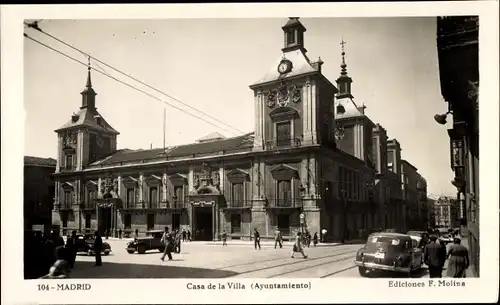 Ak Madrid Spanien, Casa de la Villa, Ayuntamiento