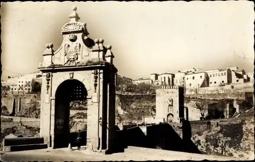 Ak Toledo Kastilien La Mancha Spanien, Puente Alcántara