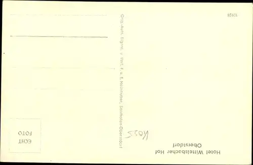 Ak Oberstdorf im Oberallgäu, Hotel Wittelsbacher Hof, Bar