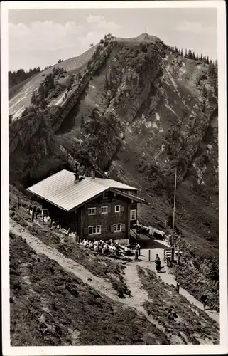 Ak Oberstaufen im Oberallgäu, Staufner Haus, Hochgrat, Seelekopf