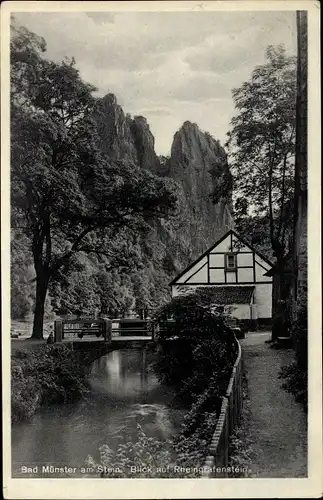 Ak Bad Münster am Stein Ebernburg Bad Kreuznach Rheinland Pfalz, Rheingrafenstein