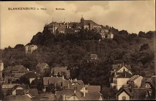 Ak Blankenburg am Harz, Schloss