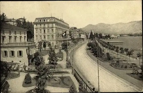 Ak Lugano Kt. Tessin Schweiz, Grand Hotel Splendide, Dir. A. Moranzoni