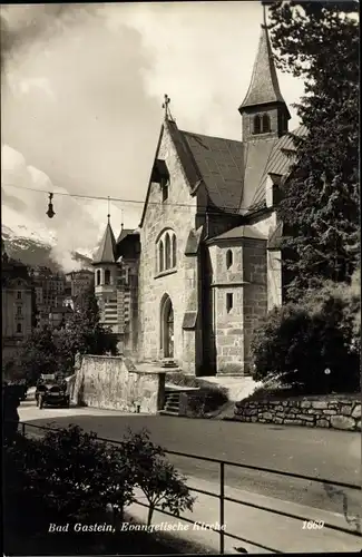 Ak Bad Gastein in Salzburg, Evangelische Kirche