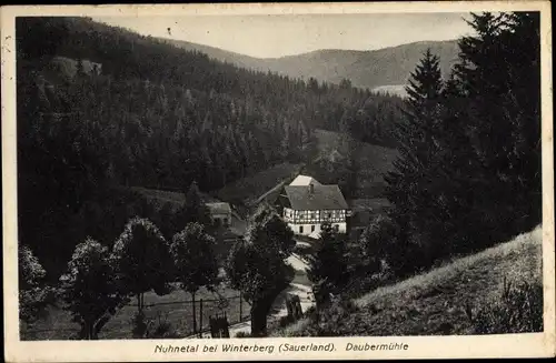 Ak Winterberg im Hochsauerlandkreis, Nuhnetal, Daubermühle
