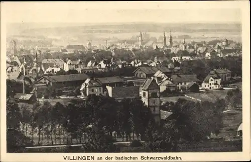 Ak Villingen Schwenningen im Schwarzwald, Gesamtansicht