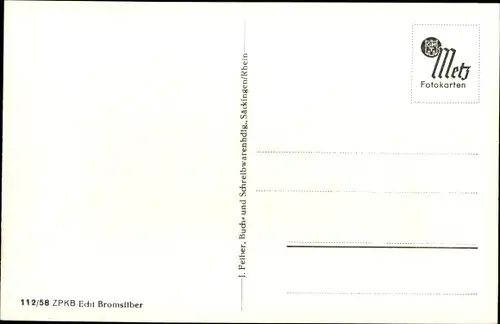 Lied Ak Bad Säckingen am Hochrhein, Trompeterlied von Viktor v. Scheffel, Kirche