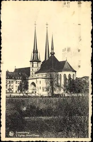 Ak Luxemburg, L'Église Notre Dame