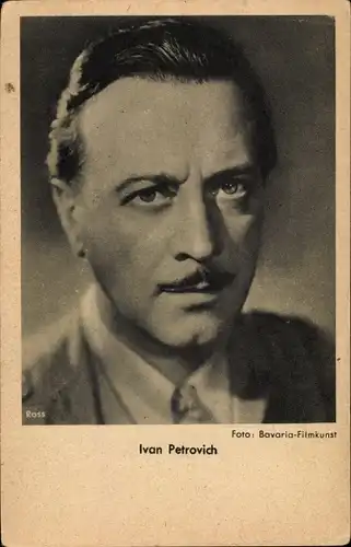 Ak Schauspieler Iwan Petrovich, Portrait, Ross Verlag 