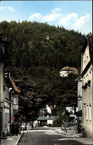 Ak Wirsberg im Frankenwald Bayern, Strassenansicht