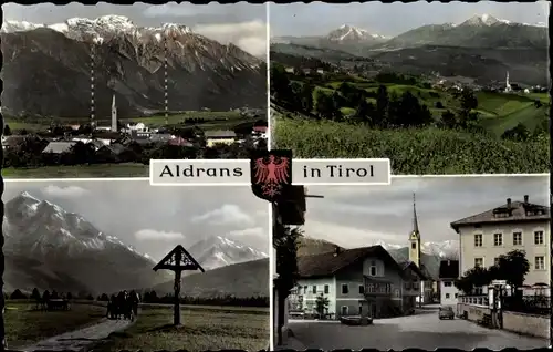 Ak Aldrans in Tirol, Teilansichten