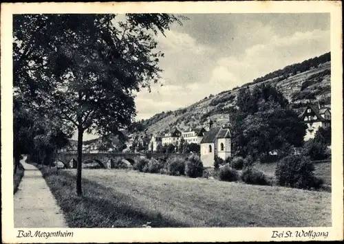 Ak Bad Mergentheim in Tauberfranken, Ortsblick 