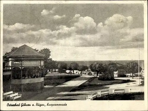 Ak Ostseebad Göhren auf Rügen, Kurpromenade