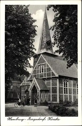 Ak Hamburg Bergedorf, Kirche