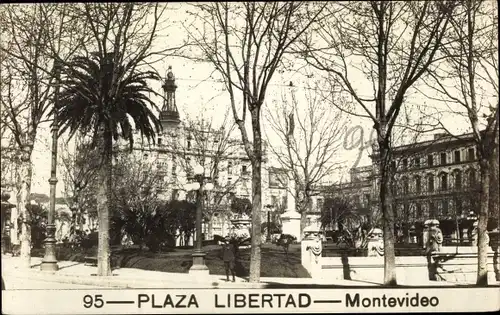 Ak Montevideo Uruguay, Plaza Libertad