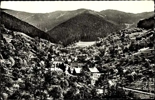 Ak Eschbach au Val Elsass Haut Rhin, Vue générale