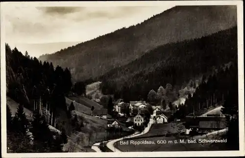 Ak Bad Rippoldsau Schapbach im Schwarzwald, Ort im Tal
