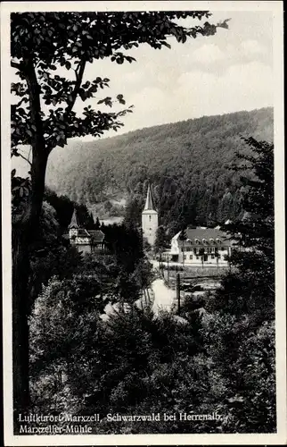 Ak Marxzell Schwarzwald, Marxzeller Mühle, Gasthaus und Fremdenheim