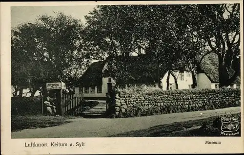 Ak Keitum auf Sylt, Museum, Altfriesisches Haus