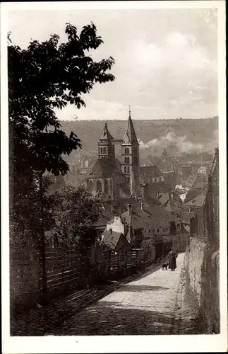 Ak Esslingen am Neckar, Blick vom Burgstein auf Stadt