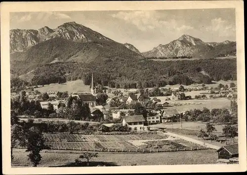 Ak Bergen im Chiemgau Oberbayern, Gasthof Pension Metzgerei Zum Hochfelln, Inh. Georg Lang, Hochgern