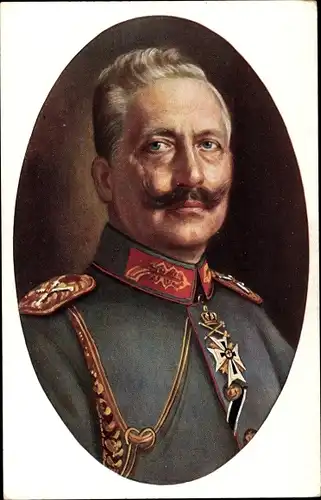 Künstler Ak Grabendorff, R., Kaiser Wilhelm II. von Preußen, Portrait, Uniform