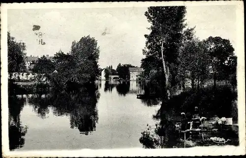 Ak Romorantin Loir et Cher, Les bords de la Sauldre