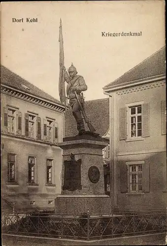 Ak Kehl am Rhein, Kriegerdenkmal