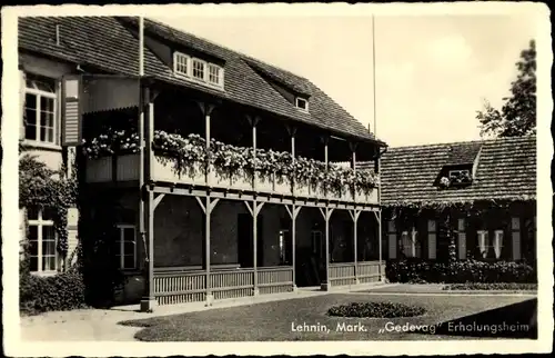 Ak Kloster Lehnin in Brandenburg, Gedevag Erholungsheim