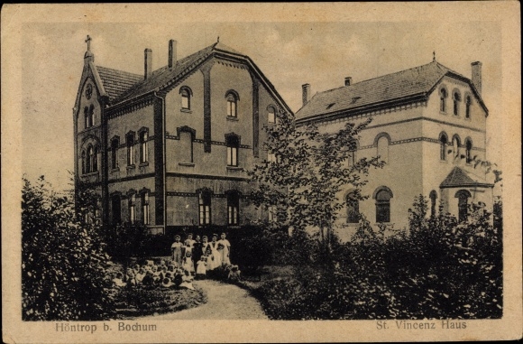 Ak Hontrop Bochum Im Ruhrgebiet St Vincenz Haus Nr 10248243