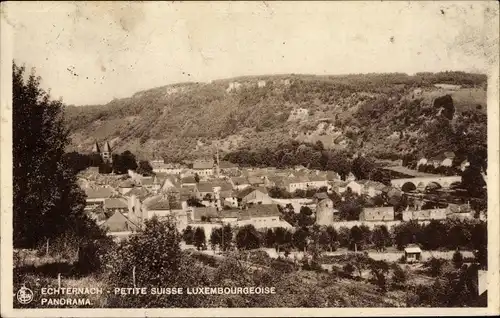 Ak Echternach Luxemburg, Panoramaansicht 