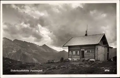 Ak Tirol, Unterkunftshütte Penkenjoch