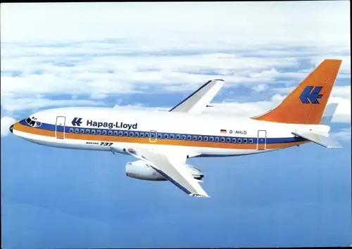 Ak Boeing 737-200, Hapag Lloyd, Passagierflugzeug