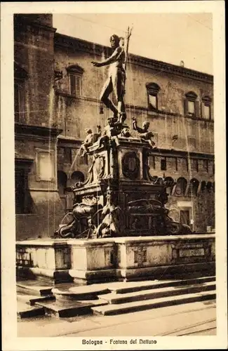 Ak Bologna Emilia Romagna, Fontana del Nettuno