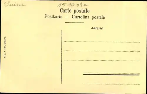 Ak Neuchâtel Neuenburg Stadt, Le Port et la Poste