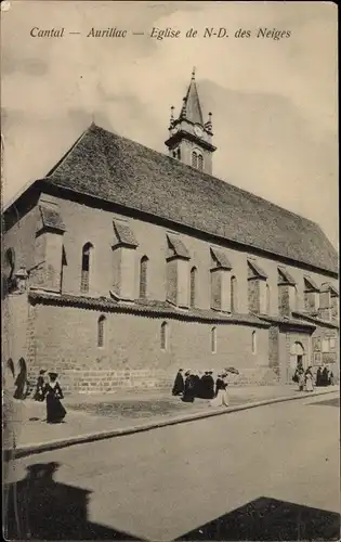 Ak Aurillac Cantal, Église de N-D. des Neiges