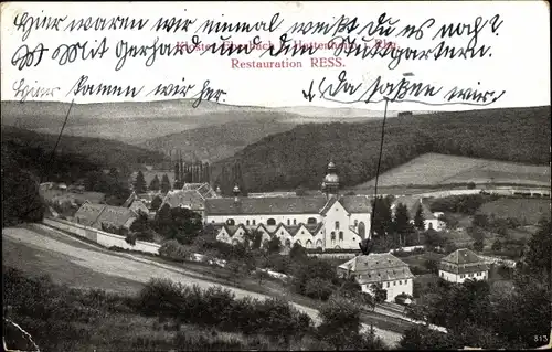 Ak Eltville am Rhein Hessen, Kloster Eberbach, Restauration Ress, Talblick