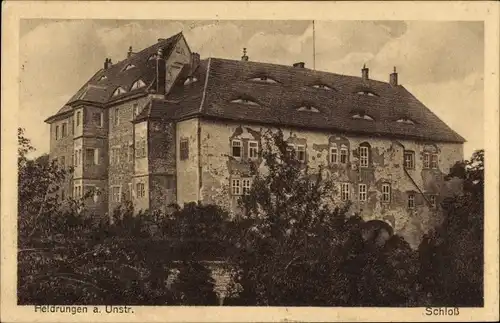 Ak Heldrungen Thüringen, Schloss