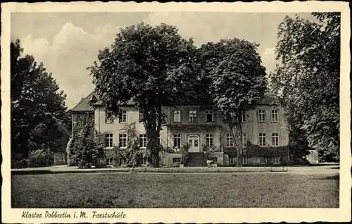 Ak Dobbertin Mecklenburg Vorpommern, Kloster, Forstschule