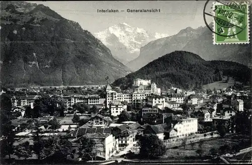 Ak Interlaken Kt. Bern Schweiz, Generalansicht