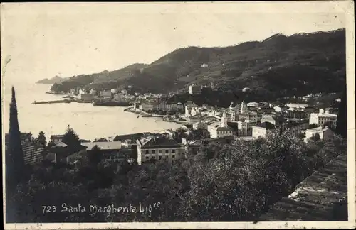 Ak Santa Margherita Liguria, veduta generale