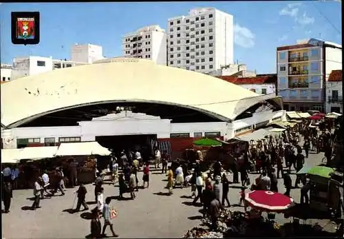 Ak Algeciras Andalusien, Plaza de Abastos, mercado