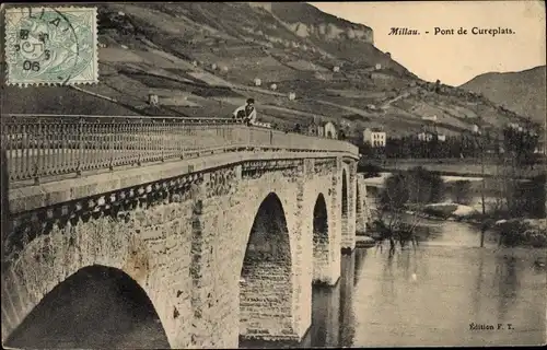 Ak Millau Aveyron, Pont de Cureplats