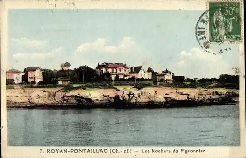 Ak Pontaillac Royan Charente Maritime, Les Rochers du Pigeonnier