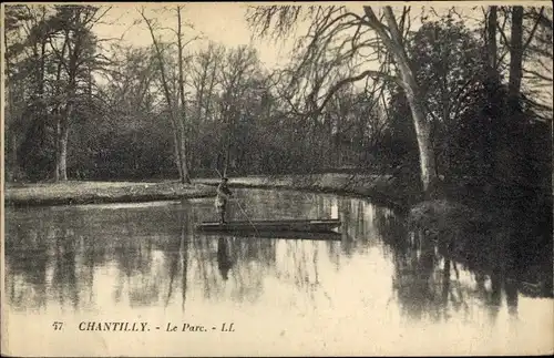 Ak Chantilly Oise, Le Parc